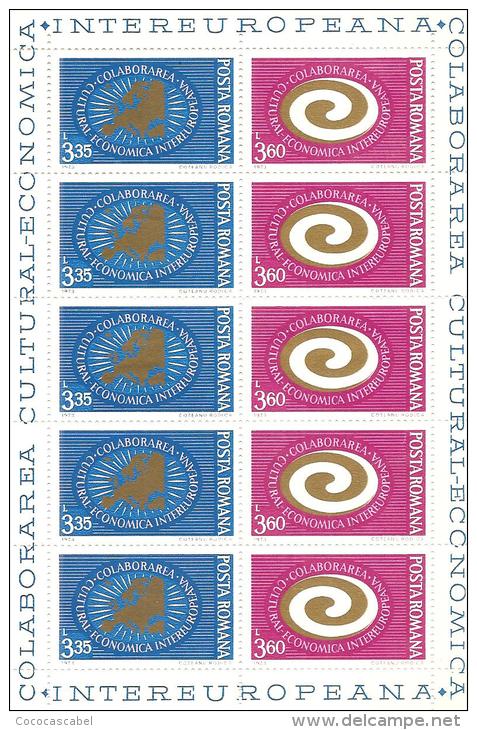 Rumanía Yvert Nº Pliego 2755-56 (MNH/**) - Hojas Completas