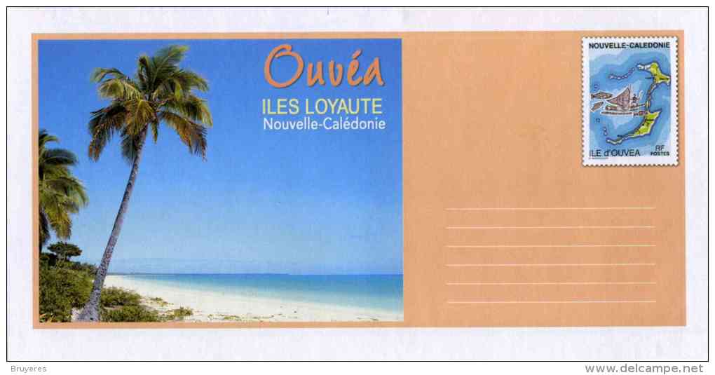 PAP De 2004 Avec Timbre "Ile D´Ouvéa" Et Illustration "Ouvéa - Iles Loyauté - Nouvelle-Calédonie" - Au Verso N° 04PAP10 - Prêt-à-poster