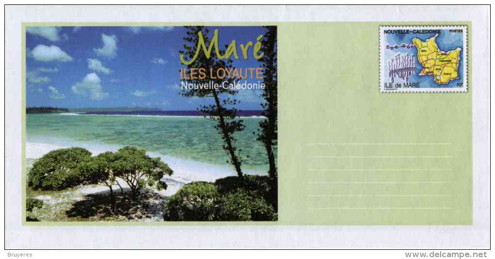 PAP De 2004 Avec Timbre "Ile De Maré" Et Illustration "Maré - Iles Loyauté - Nouvelle-Calédonie" - Au Verso N° 04PAP10 - Prêt-à-poster