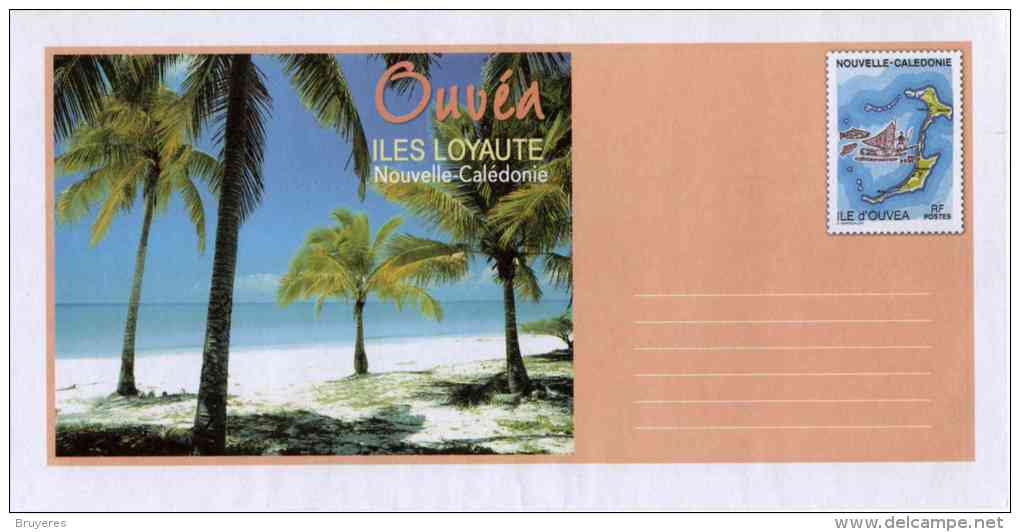 PAP De 2004 Avec Timbre "Ile D´Ouvéa" Et Illustration "Ouvéa - Iles Loyauté - Nouvelle-Calédonie" - Au Verso N° 04PAP10 - Prêt-à-poster