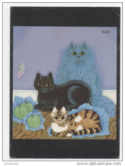 ANIMAUX  /  CHATS / CATS L 6    / ILLUSRATEUR  KATHIA BERGER    CPM  / CPSM   10X15    NEUVES - Chats