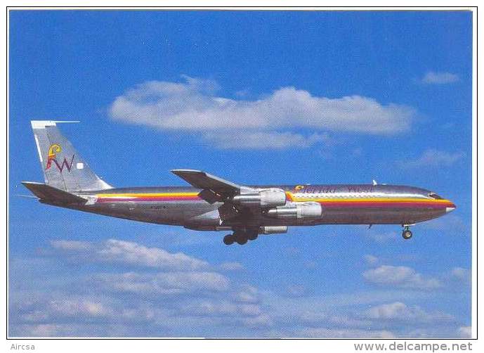 Aviation Postcard-WGA-039-FLORIDA  WEST -  BOEING 707 - 1946-....: Moderne