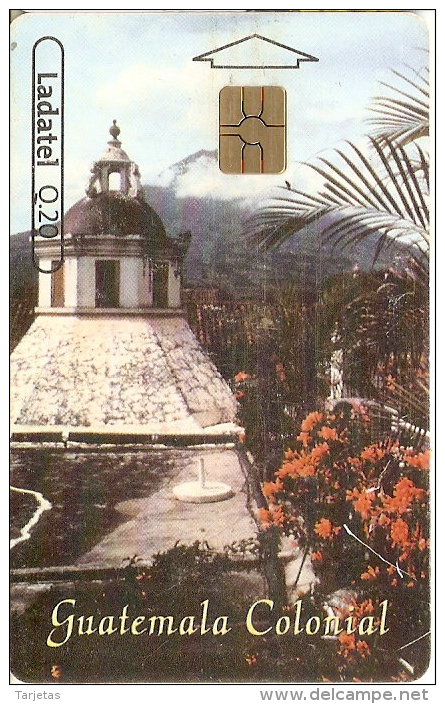 TARJETA DE GUATEMALA DE UNA CÚPULA DE LA ANTIGUA - Guatemala