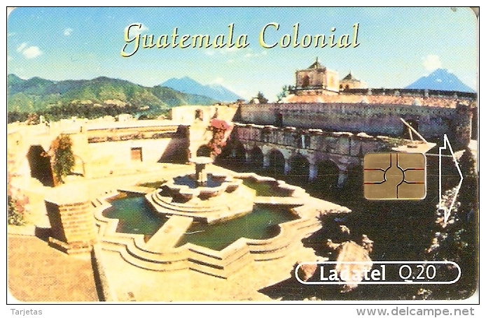 TARJETA DE GUATEMALA DEL TEMPLO Y CONVENTO DE LA MERCED - Guatemala