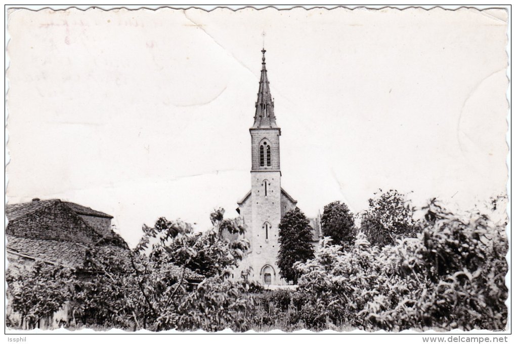 CPSM - PF - Laroque Timbaut (L Et G.) L'église - Laroque Timbault
