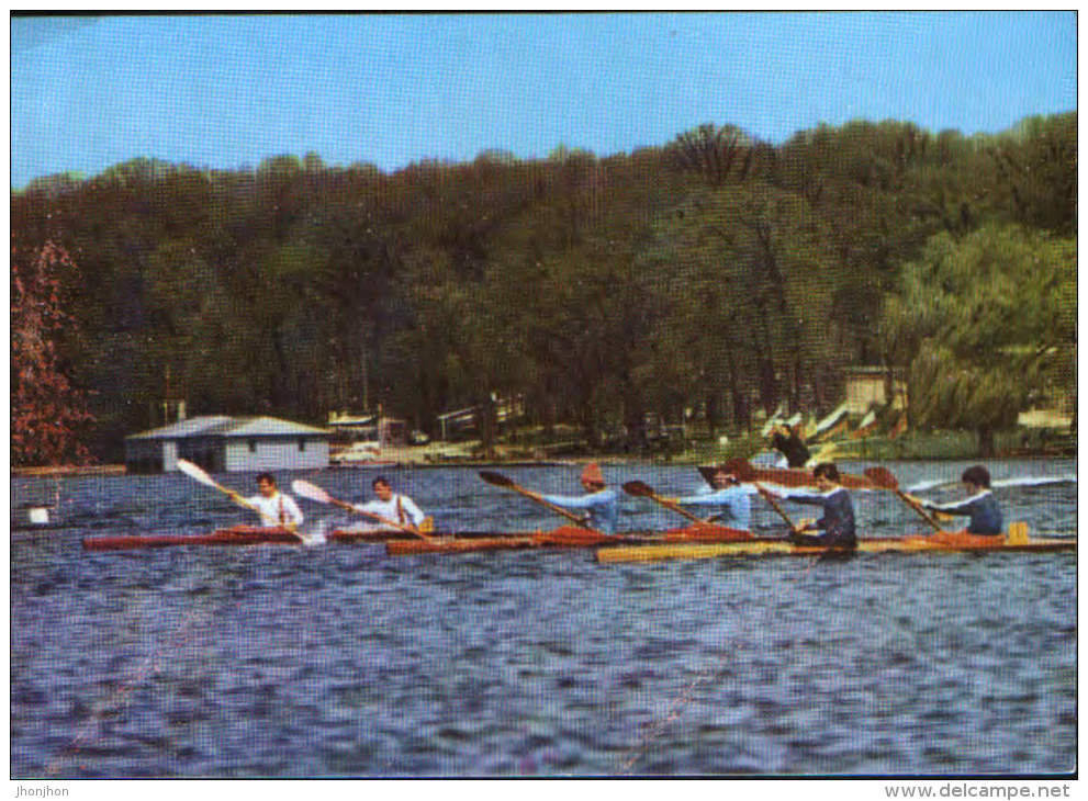 Romania-Postcard Unused-Rowing-Kayak 2-2/scans - Remo