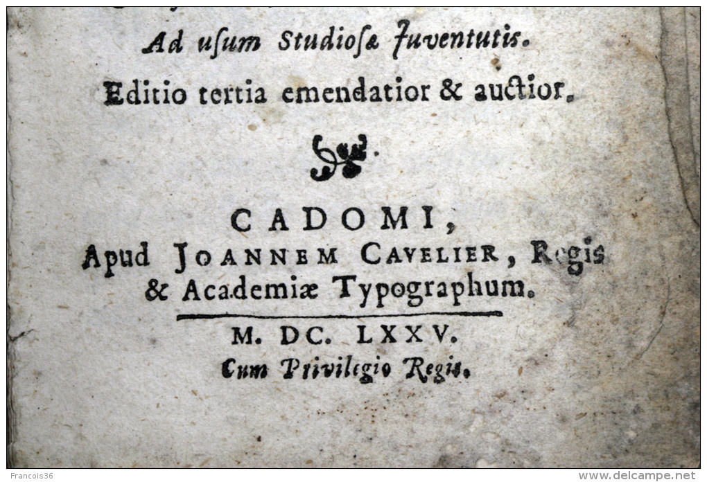 P Petri Galtruchii Galtruchi - Mathematicae Cosmographia Geographia Gnomonica Astronomia - 1675 - MDCLXXV - Bis 1700