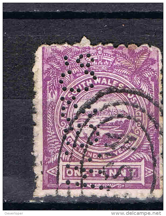 New South Wales 1888 Perfin W.G&Co 1d - Oblitérés