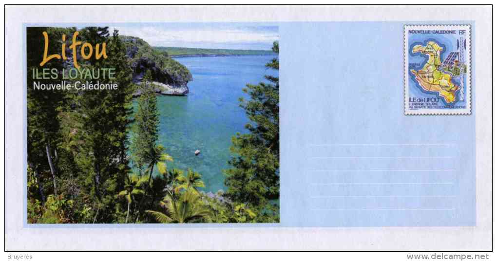 PAP De 2004 Avec Timbre "Ile De Maré" Et Illustration "Lifou - Iles Loyauté - Nouvelle-Calédonie" - Au Verso N° 04PAP10 - Prêt-à-poster