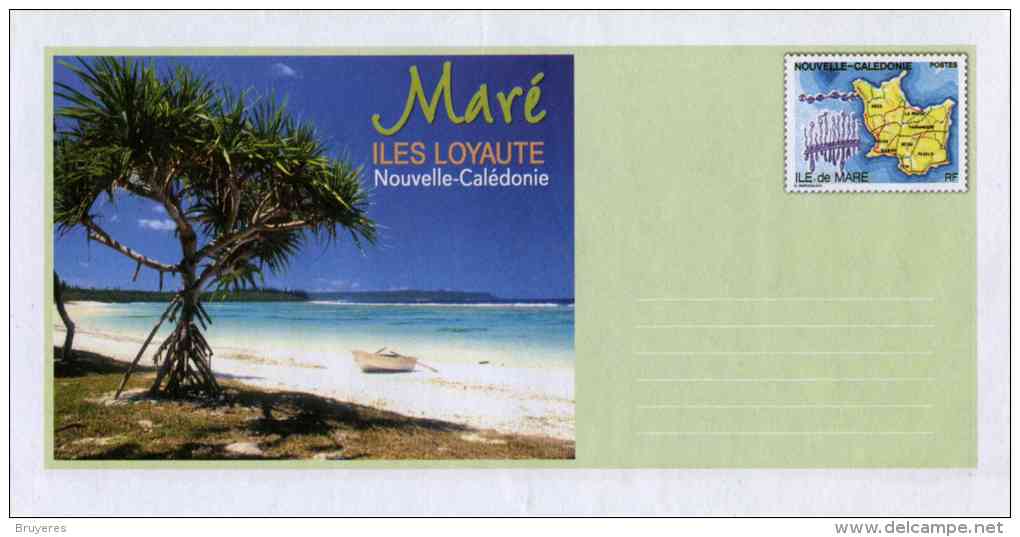 PAP De 2004 Avec Timbre "Ile De Maré" Et Illustration "Maré - Iles Loyauté - Nouvelle-Calédonie" - Au Verso N° 04PAP10 - Prêt-à-poster