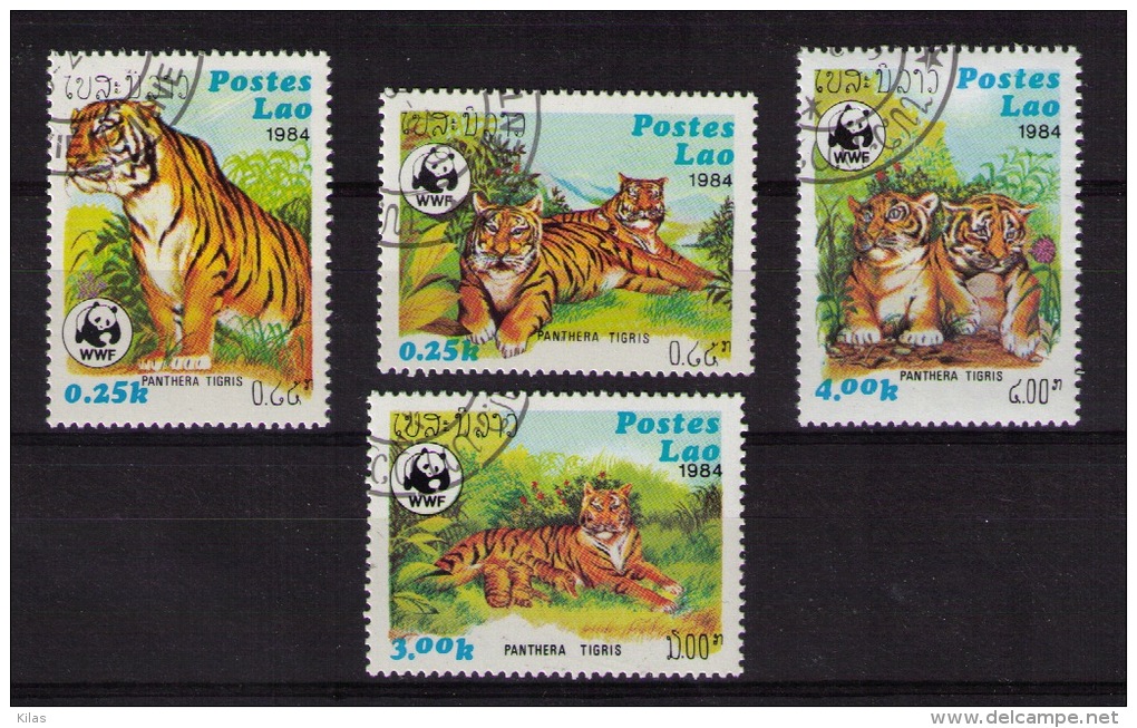 LAOS 1984  WWF Tigers - Usados