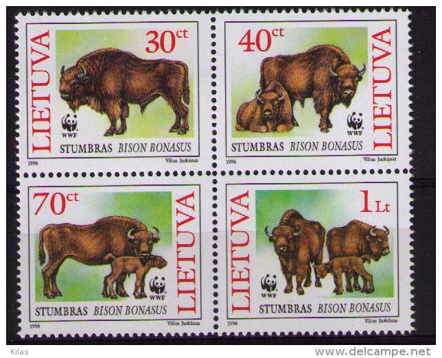 LITHUANIA  WWF, Wisent - Otros & Sin Clasificación