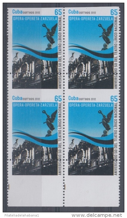 2012.44 CUBA 2012 MNH PERFORATION ERROR. BALLET THEATER CETRO GALLEGO - Imperforates, Proofs & Errors