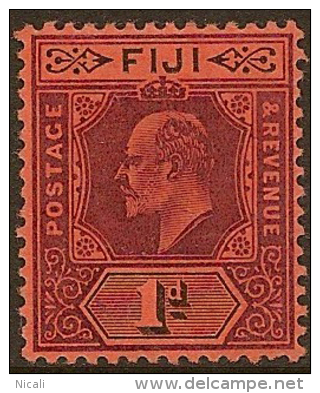 FIJI 1903 1d KEVII SG 105 HM YY232 - Fiji (...-1970)