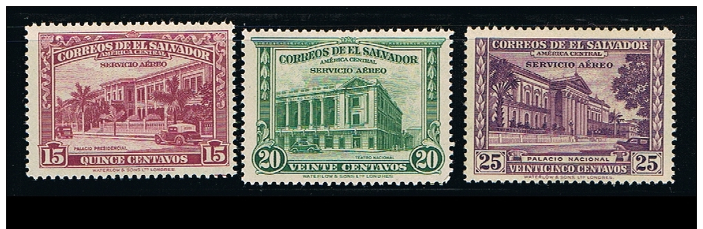 El Salvador 1944 National Buildings - El Salvador