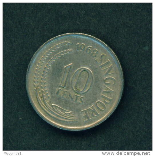 SINGAPORE -  1968 10c Circ. - Singapore