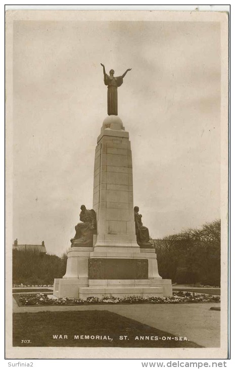 LANCS - ST ANNES - WAR MEMORIAL RP La450 - Other & Unclassified