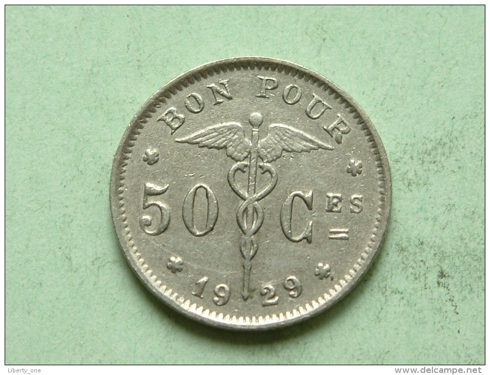 1929 FR - 50 CENT / KM 87 / Morin 416 ( For Grade, Please See Photo ) ! - 50 Centimes