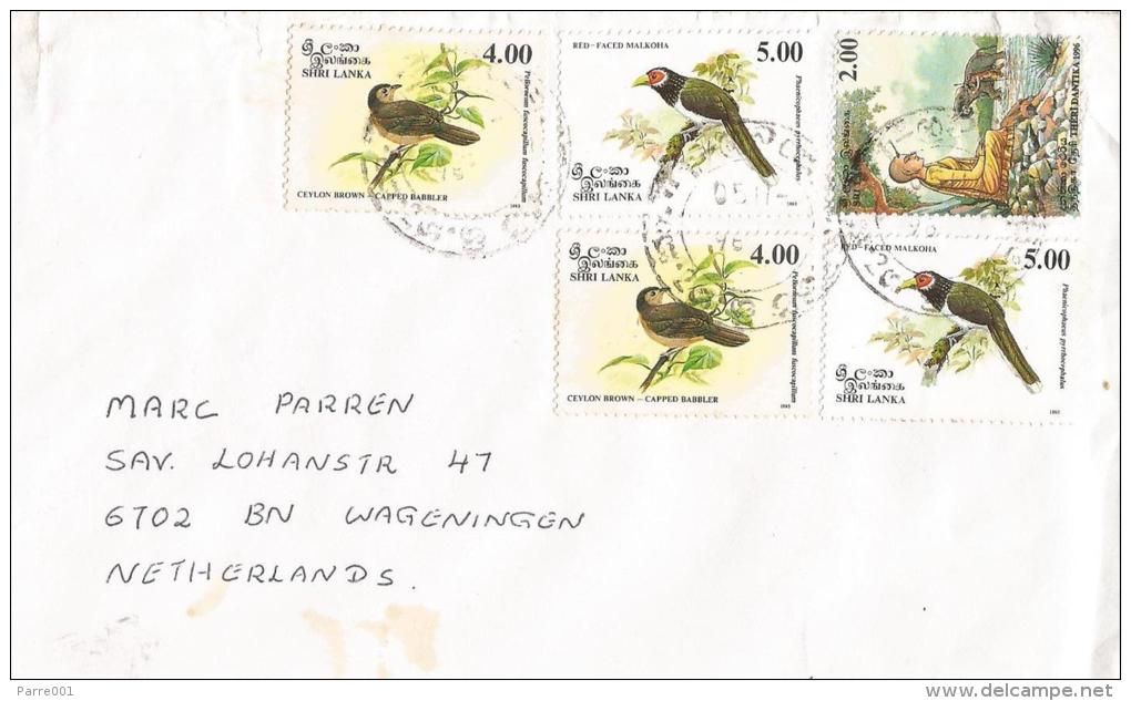 Sri Lanka 1996 Babler Malkoha Bird Cover - Zangvogels