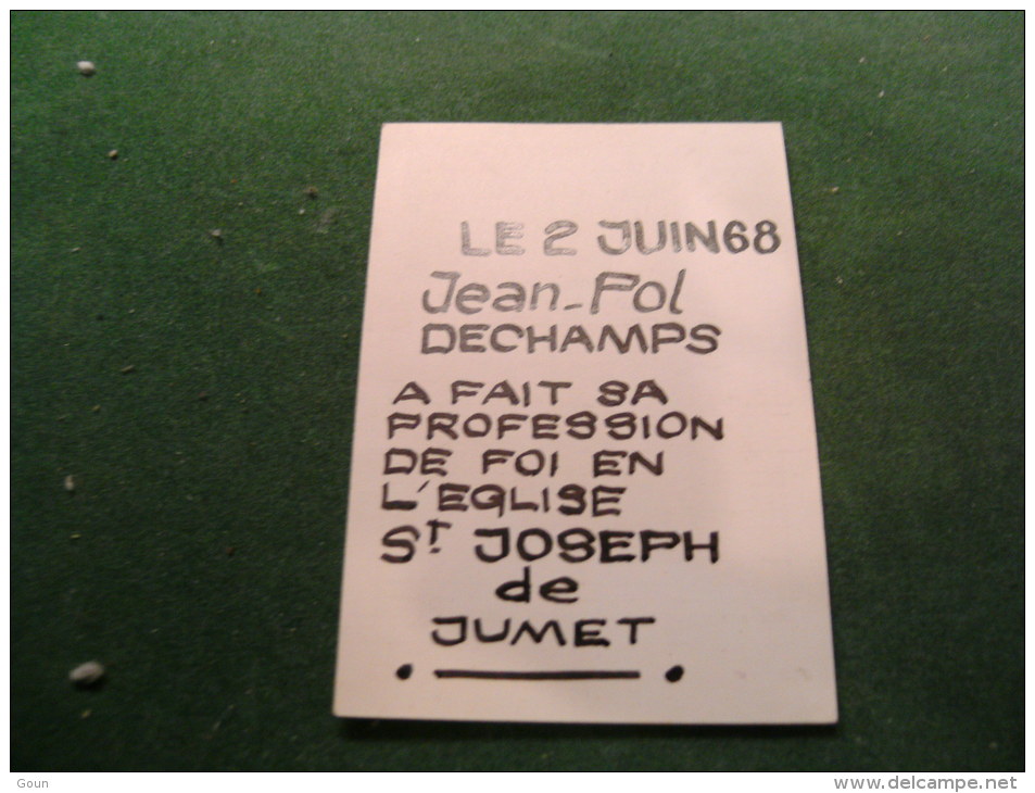 A-5-2-1016 Souvenir Communion Jumet Jean Pol Dechamps 1968 - Communion