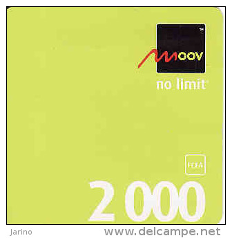 Togo MOOV 2000 FCFA Recharge Carte - Togo