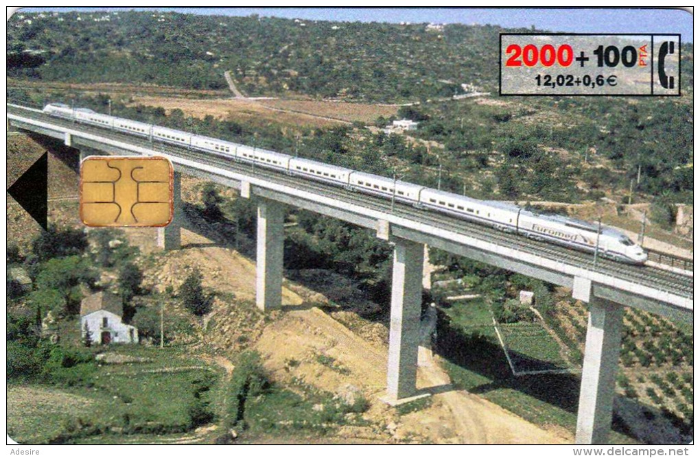 TWK, Spanien, Schnellzug, 2000 Pta = 12,02 Euro Gebraucht - Other & Unclassified