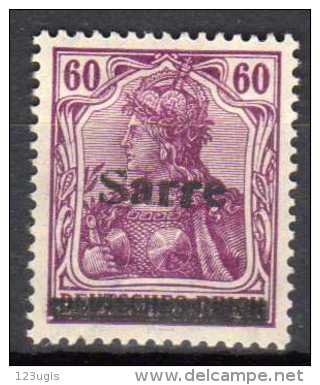 Saargebiet, Mi 14 *, [040813VI] @ - Unused Stamps