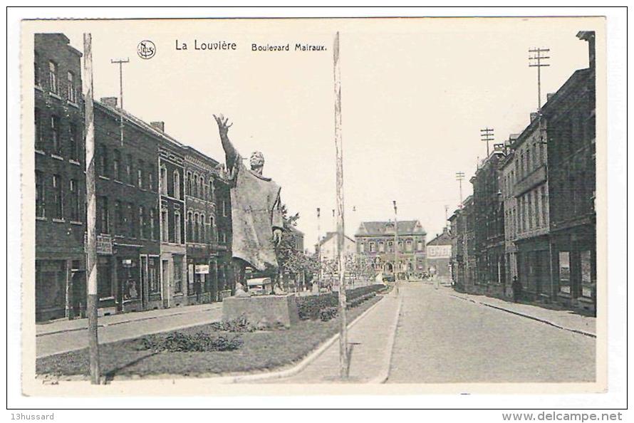 Carte Postale Ancienne La Louvière - Boulevard Malraux - La Louvière