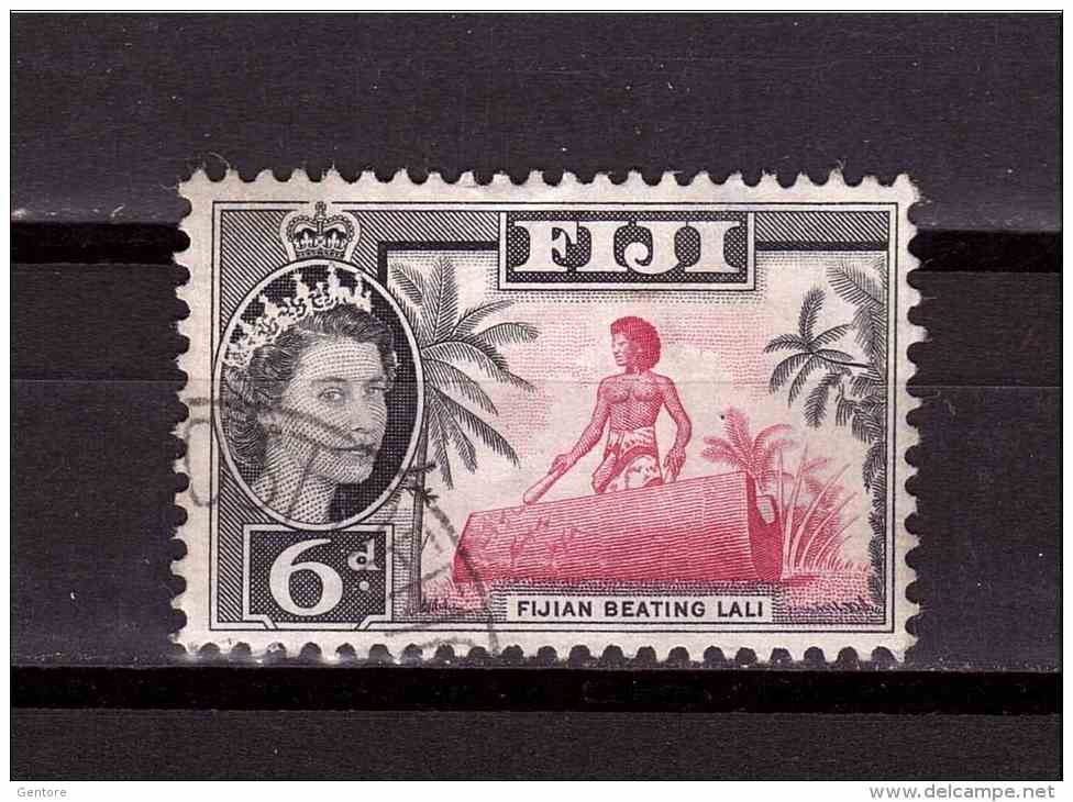 FIJI 11961 Queen Elizabeth Definitive Issue Yvert Cat N° 161 Fine Used - Fiji (...-1970)