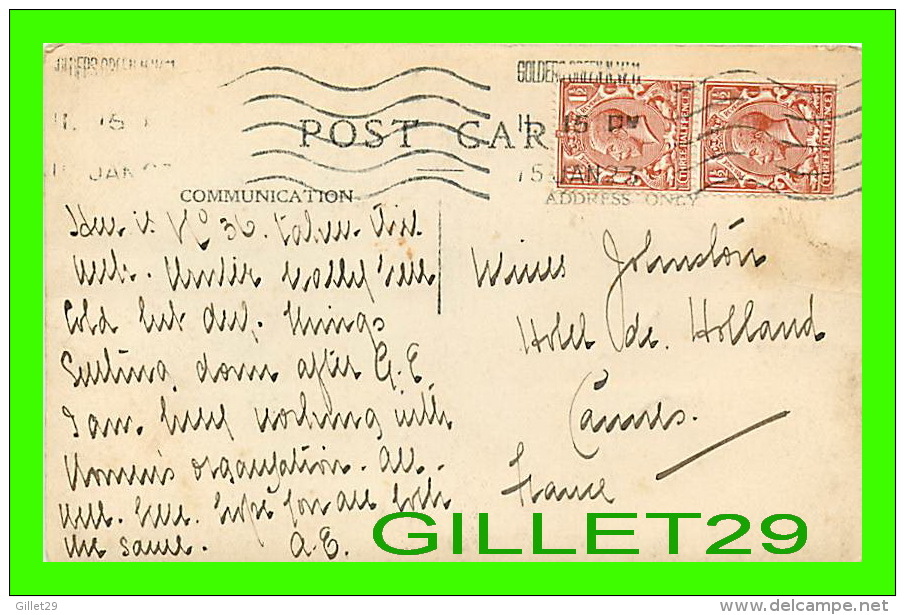 A IDENTIFIER S.V.P. MERCI - TRAVEL IN 1923 - A Identifier