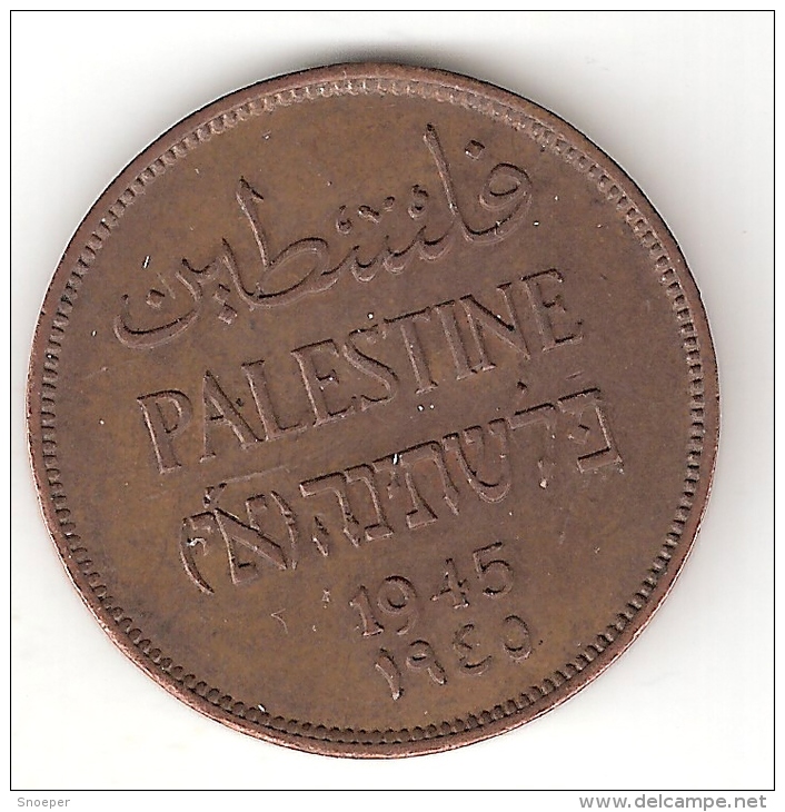 *palestina 2 Mils1945 Km 2  Xf - Andere - Azië