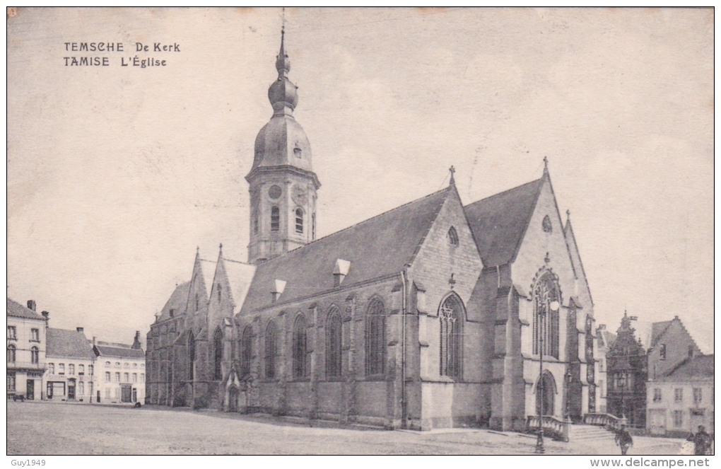 TEMSCHE DE KERK 1925 - Temse