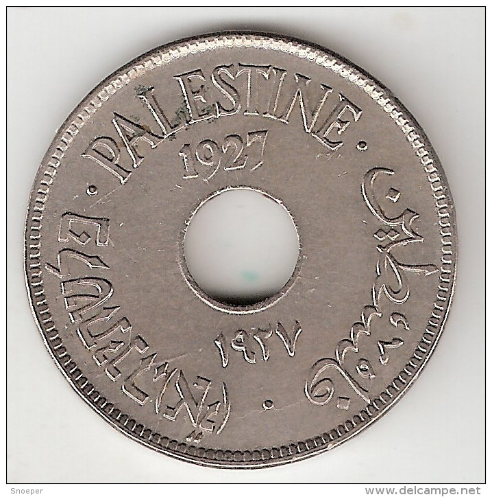 *palestina 10 Mils1927 Km 4  Xf+ !!catalog Val. 60$ - Autres – Asie