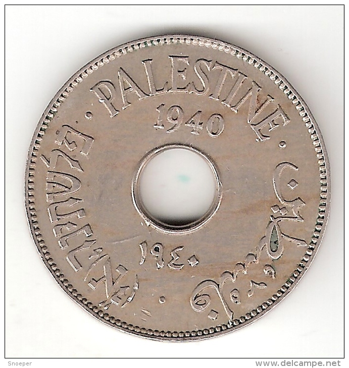 *palestina 10 Mils1940 Km 4  Xf !! - Andere - Azië