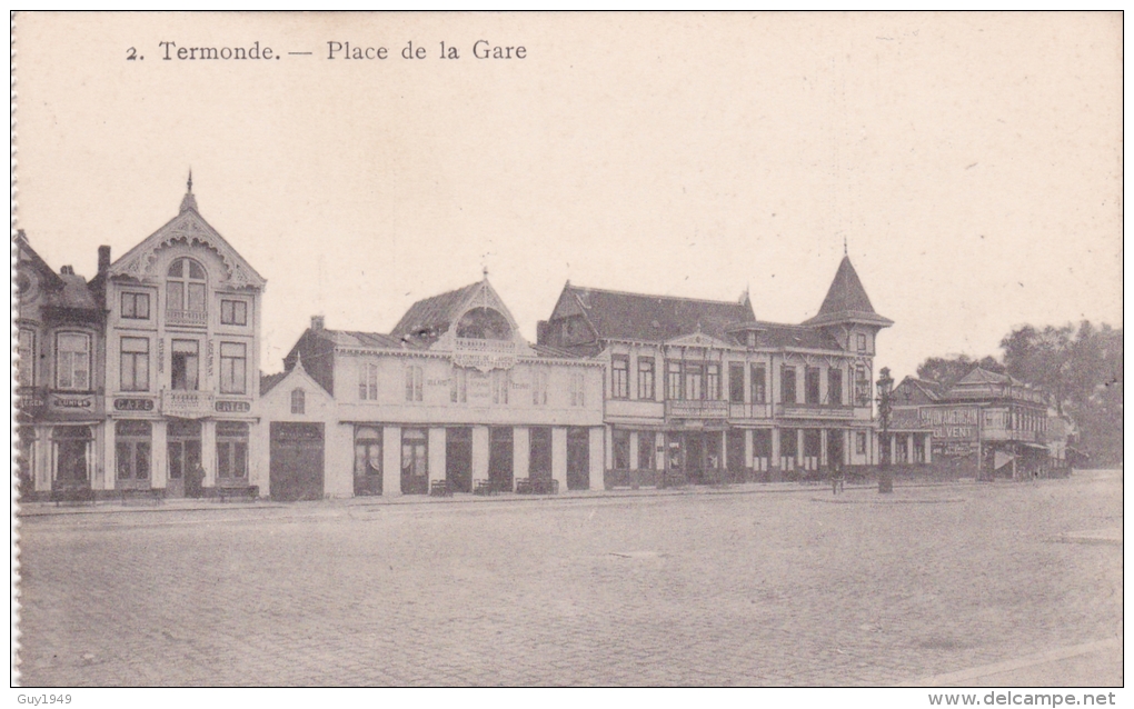 STATION PLEIN-PLACE DE GARBEVERLOO STATION 1914 - Dendermonde