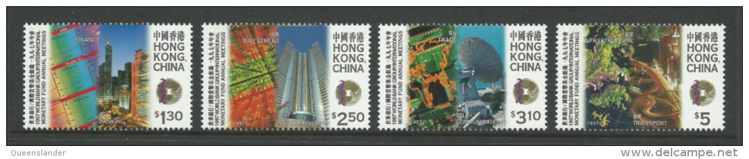 1997 World Bank Meeting   Set Of 4  SG Cat No´s  907/910 As Issued  New Complete MUH On Rear - Unused Stamps