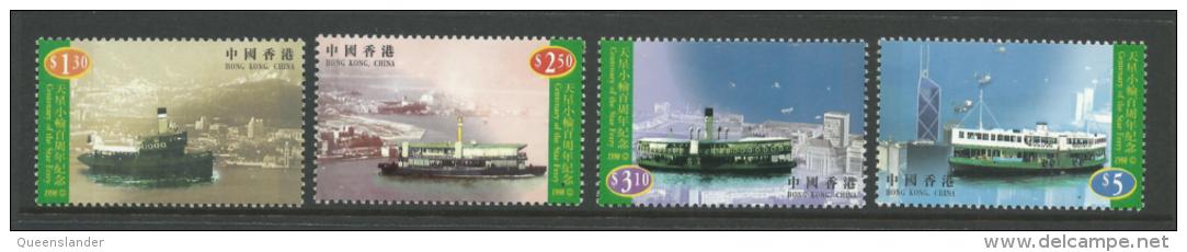 1998 Centenary Of The Star Ferry   Set Of 4  SG Cat No´s  920/923  As Issued  New Complete MUH On Rear - Neufs