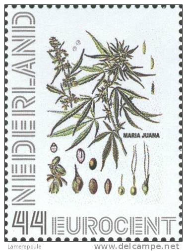 Netherlands 2009 Hemp Series - Le Chanvre - Canapa - Hanf 10 Stamps - Food