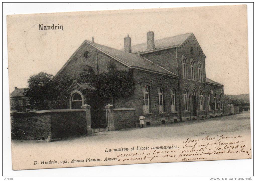 25139  -   Nandrin  La Maison Et L'école Communales - Nandrin