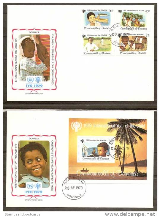Dominique FDC Année Internationale De L´Enfant 1979 FDC Dominica Int. Year Of The Child IYC - Dominica (1978-...)