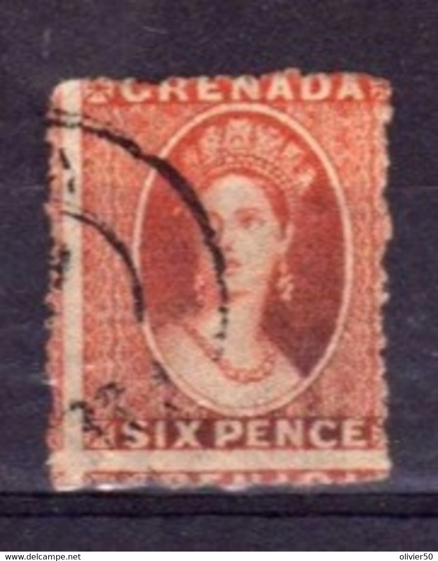 Grenade (1863)  - "Victoria" Oblitéré - Grenada (...-1974)