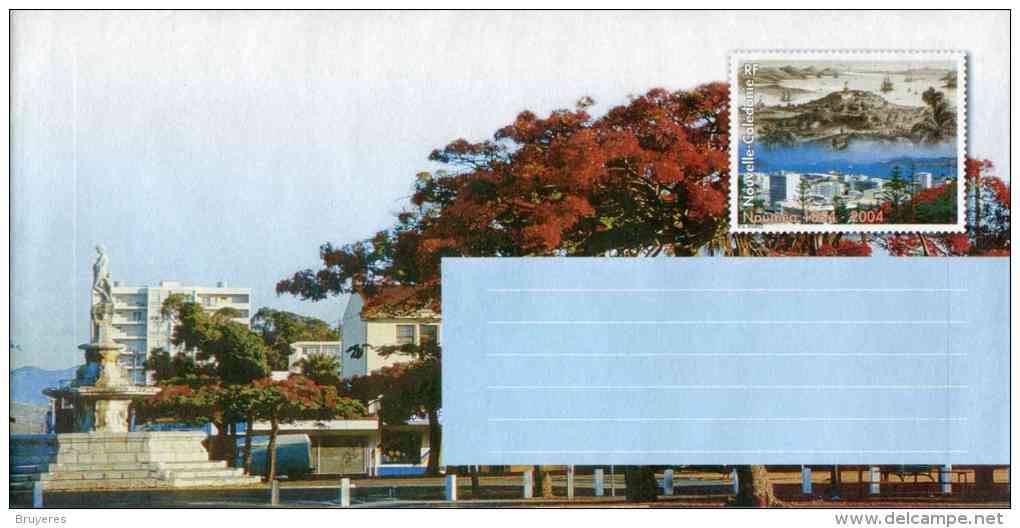PAP De 2004 Avec Timbre Et Illustration "Sesquicentenaire De Nouméa" - Prêt-à-poster