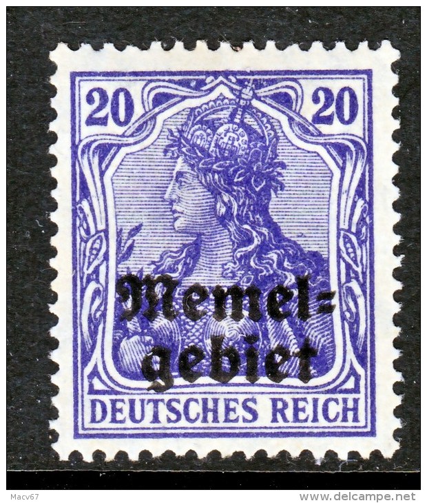 Memel  5  * - Unused Stamps