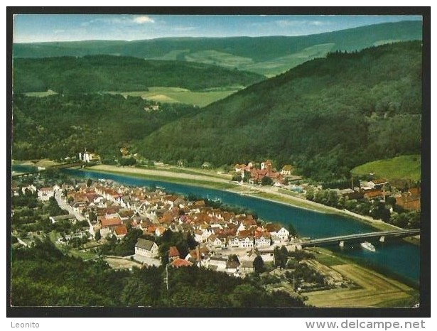 BODENWERDER Luftaufnahme Jod Solbad Niedersachsen Holzwinden 1973 - Bodenwerder