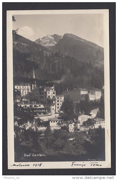 AUSTRIA - Bad Gastein, Near Salzburg, Old Postcard - Bad Gastein