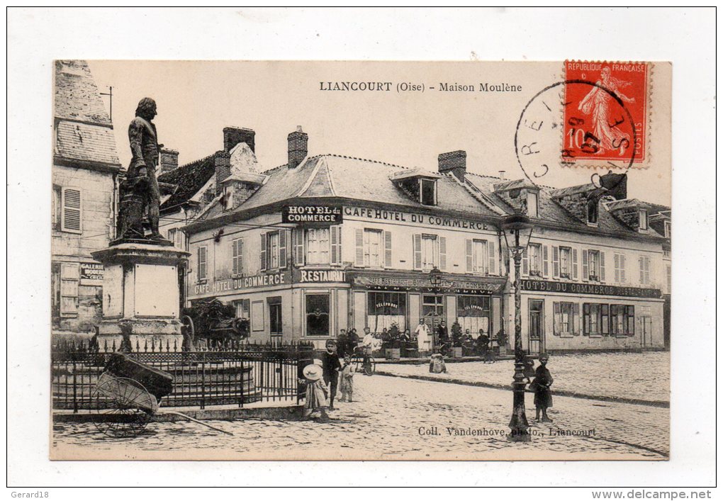 (60) LIANCOURT -Maison Moulène Animées 1907. - Liancourt