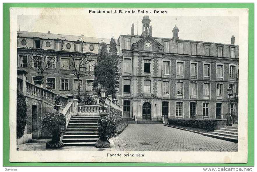 76 ROUEN - Pensionnat J.B. De La Salle - Façade Principale - Rouen