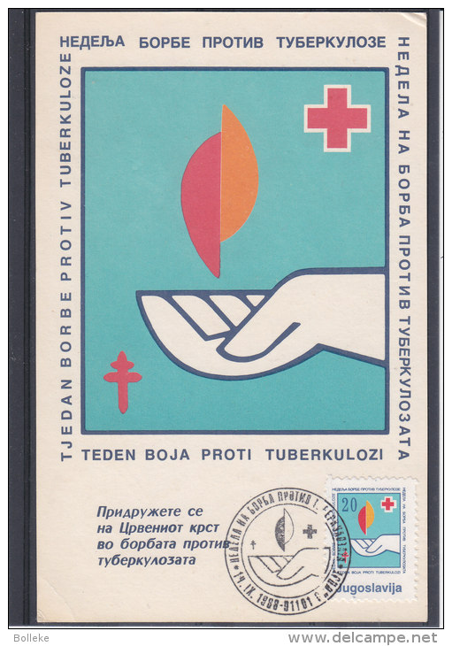 Croix Rouge - Yougoslavie - Carte De 1988 - Lettres & Documents