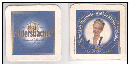 Aldersbacher Brauerei , Weißbier Königin 2009 / 2010 - Sous-bocks