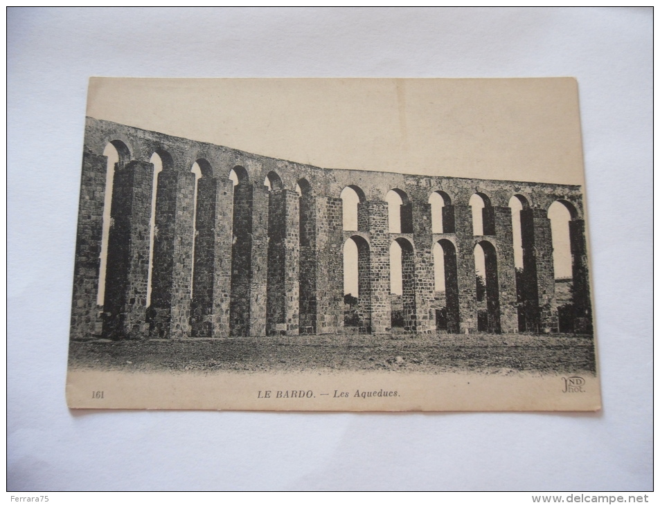 Vecchia Cartolina Tunisi Le Bardo-les Aqueducs Non Viaggiata Cm.14 X9 Carte Postale - Togo